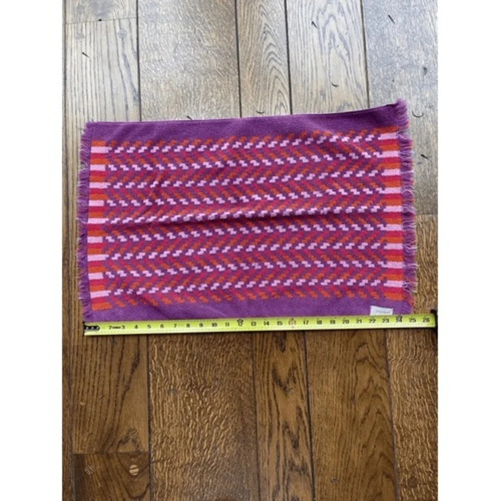 Vintage Yves Saint Laurent YSL Towel Terrycloth Purple Retro Bath Fieldcrest MCM
